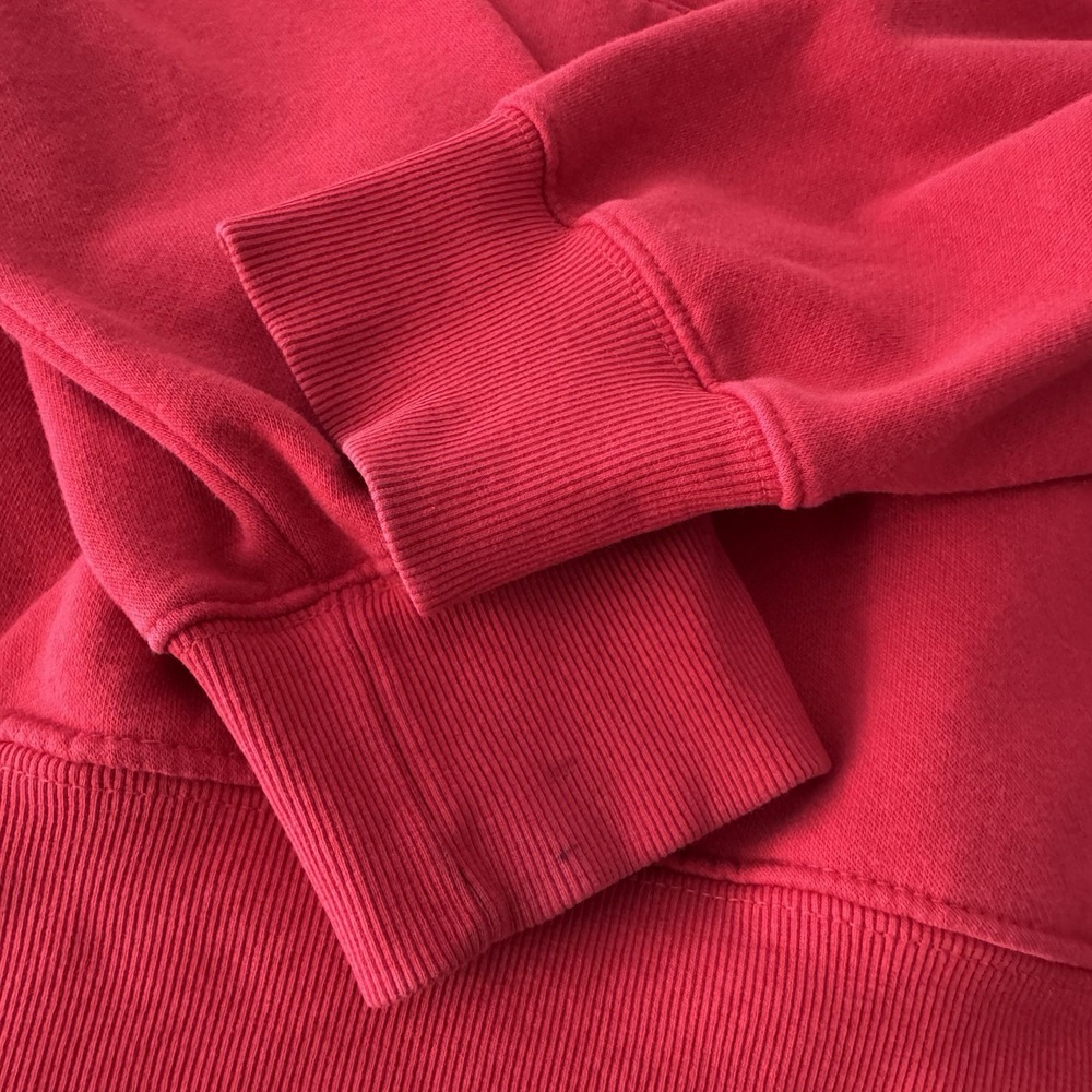 The North Face Hoodie Men L Red Black Graphic Box Logo Pullover Cotton Outdoor - Picture 8 of 11